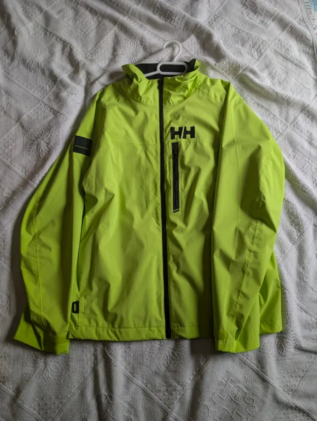 Cortavientos Helly Hansen técnico verde/amarillo