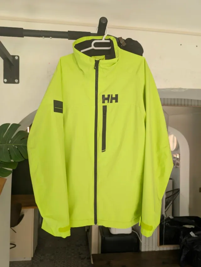 Cortavientos Helly Hansen técnico verde/amarillo