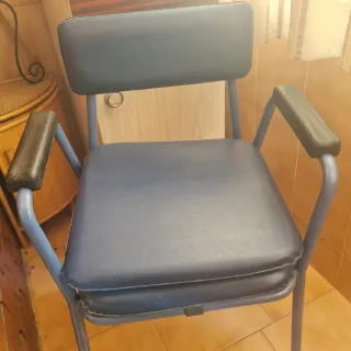 Adaptador silla baño azul