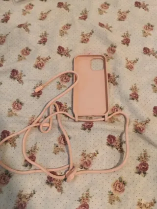 Funda iPhone Rosa con Cuerda