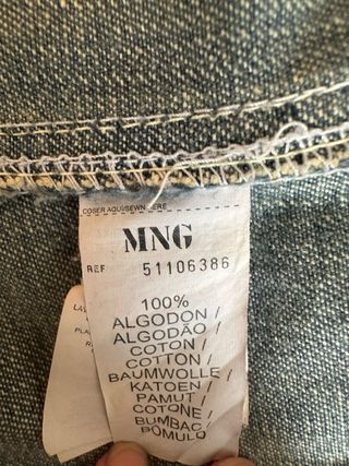 Cazadora vaquera Mango cuello pelo desmontable