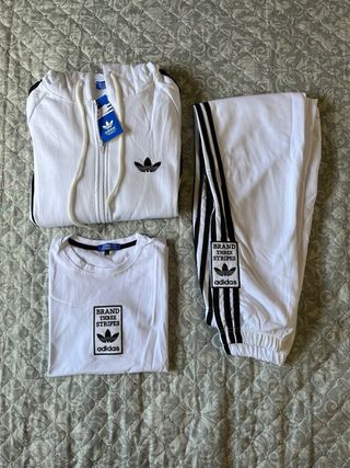 Conjunto Adidas Mujer Blanco