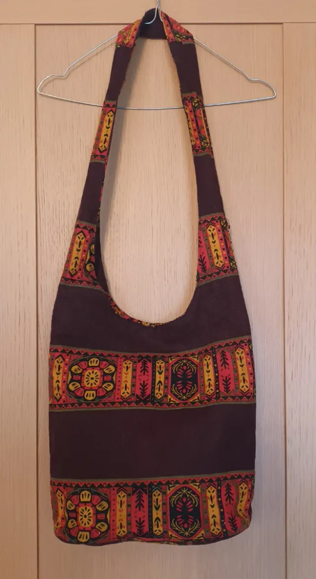 Borsa tracolla etnica multicolor