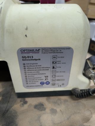 Afilador de brocas OPTIMUM
