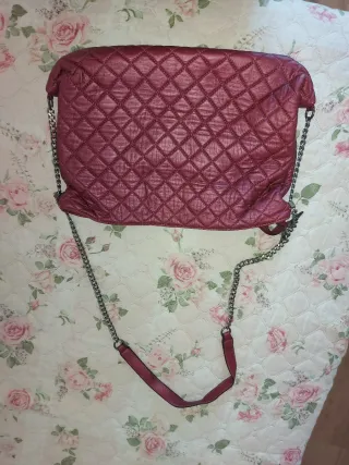 Borsa donna tracolla trapuntata rossa