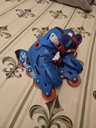 Patines en línea para niños, talla ajustable