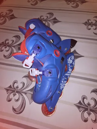 Patines en línea para niños, talla ajustable