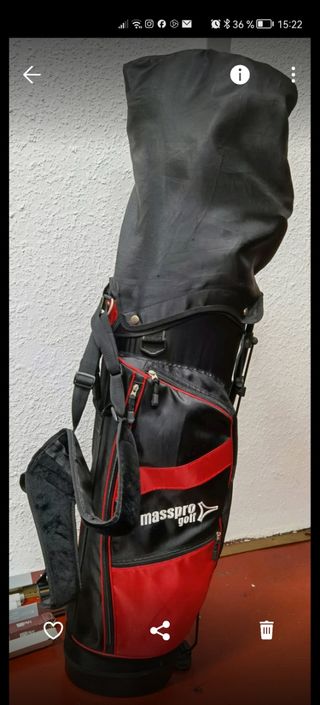 Bolsa + palos golf