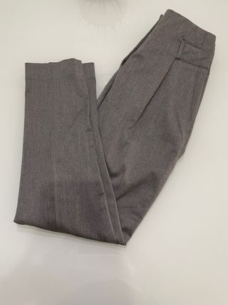 Pantalón de vestir gris mujer