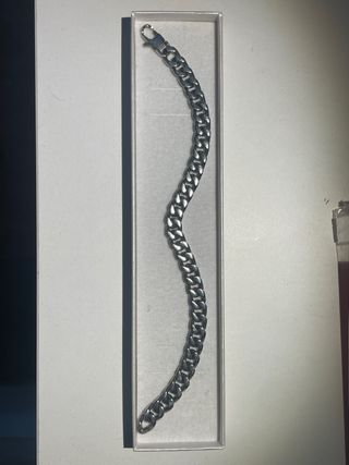 Pulsera Hombre Xelecta Bañada en plata.