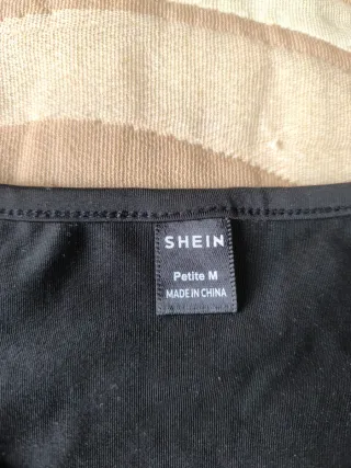 Body negro sin mangas para mujer