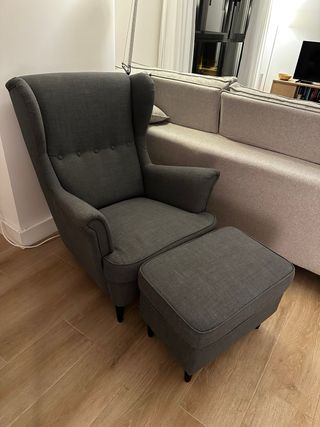 Paraorecchie grigio STRANDMON IKEA Altri poggiapiedi