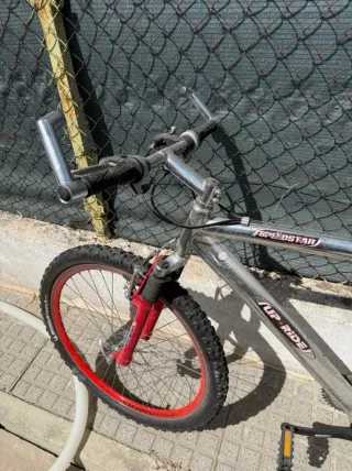 Bicicleta Montaña UP RIDE Plata/Rojo
