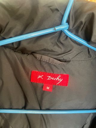 Abrigo acolchado negro talla 40