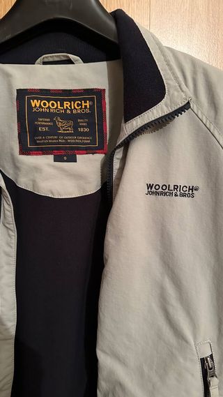 Giacca Woolrich Beige Nera Taglia S