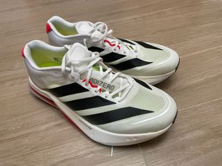 Adidas adizero boston 13 rojas y blancas