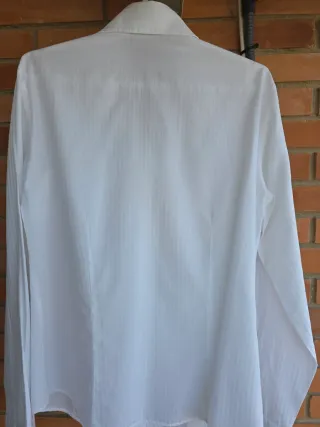 Camisa Blanca Rayas T40 Aldo Maggioni