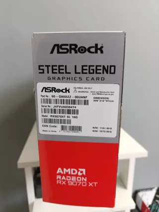 ASRock RX 9070 XT Steel Legend 16GB