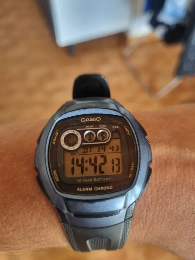 Casio W-210 Relógio Digital 10 Anos Bateria