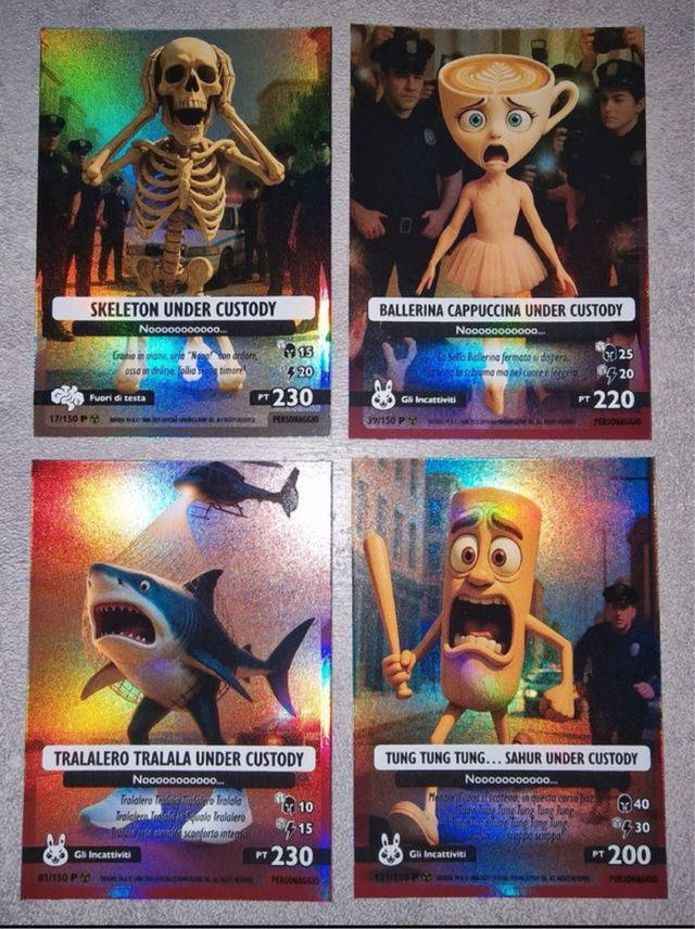 Kit 4 carte Nucleari beta PROMOZIONE 