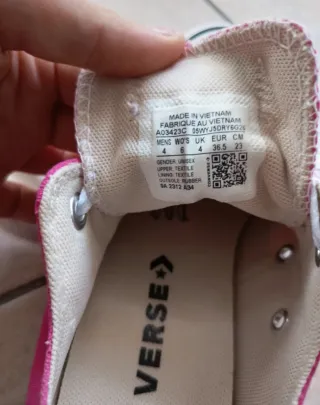 Converse fucsia taglia 36