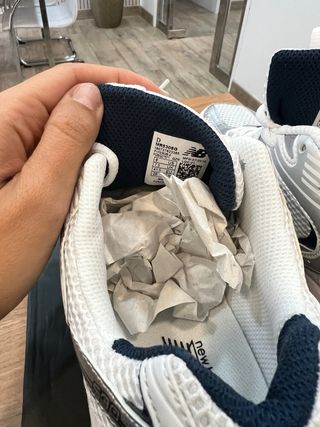New Balance 530 Talla 41.5 Blanco Plata Azul
