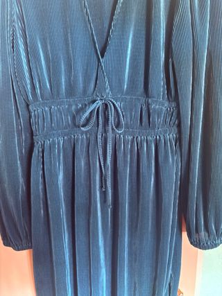 Vestido azul turquesa Zara fiesta