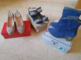 3 pares de zapatos como nuevos