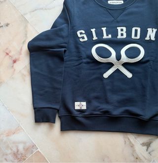 Sudadera Silbon niño azul