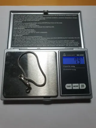 Pulsera plata semirrígida