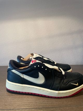 Jordan 1 Low Nigel Sylvester Negro y blanco