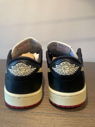 Jordan 1 Low Nigel Sylvester Negro y blanco
