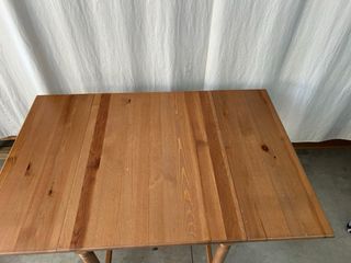 Mesa auxiliar abatible madera