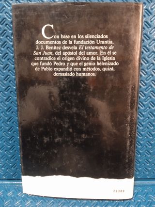 El testamento de San Juan.