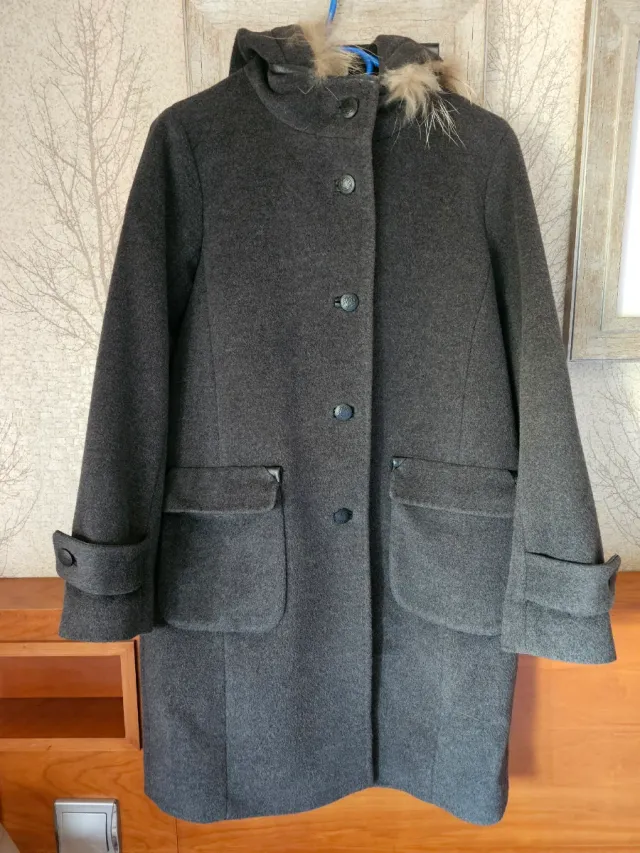 Abrigo Lana Gerard Darel Gris