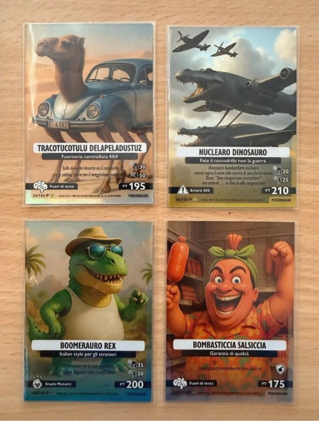 Kit 4 carte Nucleari Alfa PROMO