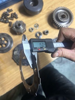 Embrague y contrapeso Bultaco