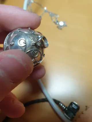 Llamador de ángeles plata