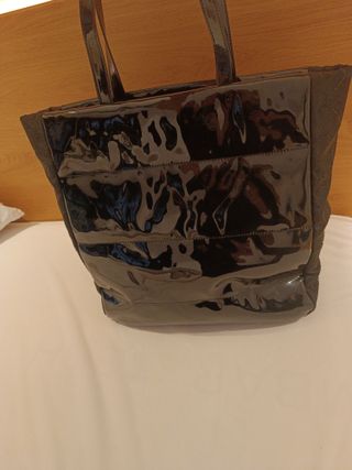 Bolso Lola Casademunt Negro Charol