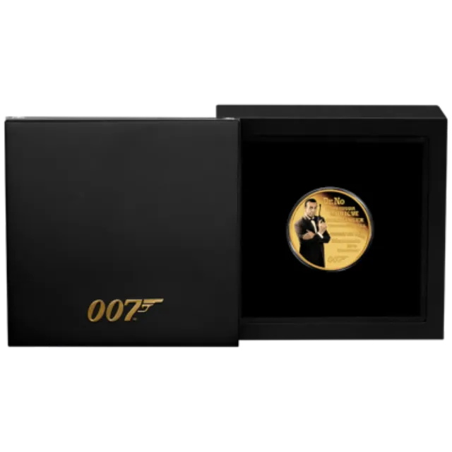Moneda Oro 1/4 Oz James Bond - Sean Connery PROOF