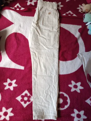 Pantalón beige mujer talla 38