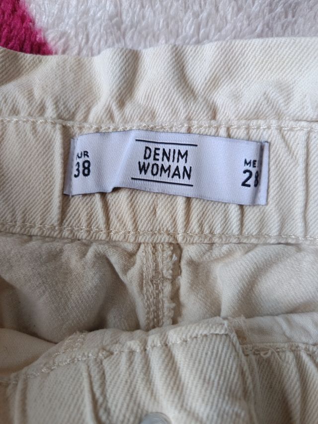 Pantalón beige mujer talla 38