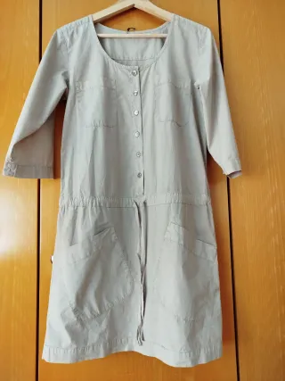 Vestido beige Talla M