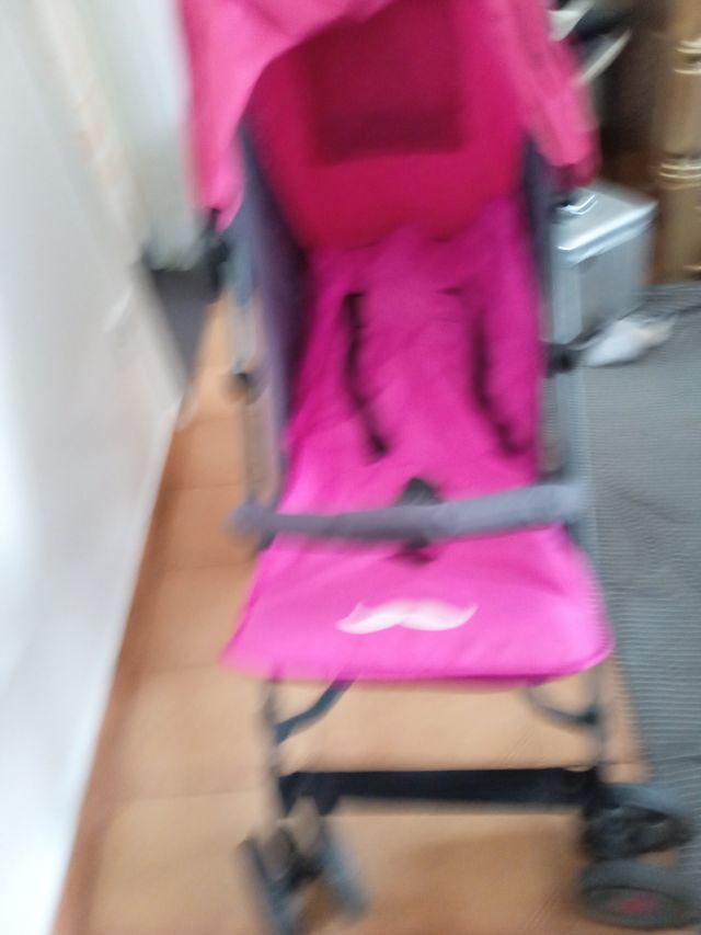 Carro de paseo rosa