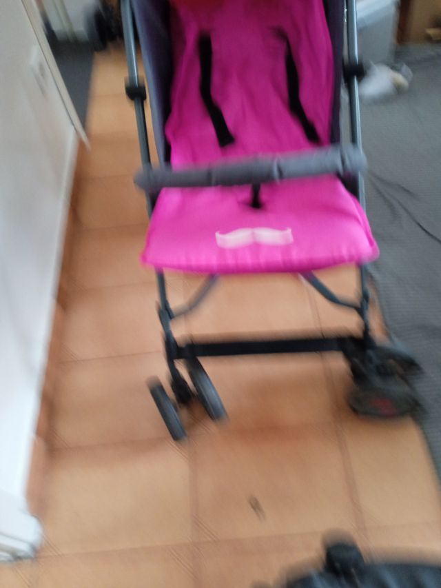 Carro de paseo rosa