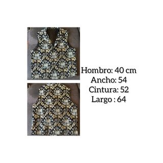 Chaleco de hombre estampado floral en plata y oro