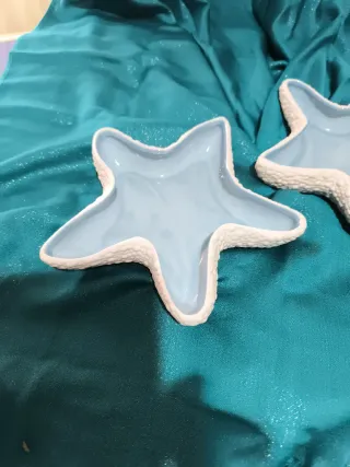 OFERTA 2 Platos Decorativos Estrellas de Mar