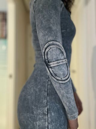 Vestido elástico ajustado XS