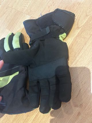Guantes Moto Miline Cordura Negro y amarillo