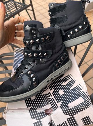 Fornarina Sneakers N.40 Nere con Borchie